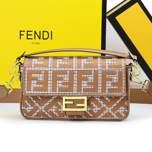 Fendi Womens Bag Shoulder Bags Luxury Brand Baguette bag Fashion Bags for Women with Original Box 8BR600A72VF1AQA
