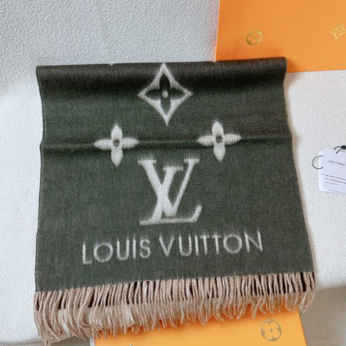 Louis Vuitton Scarves Men Womens Fashion Scarf Reykjavik Gradient Scarf with Original Box   