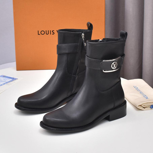 Louis Vuitton Women Shoes Boots Luxury Brand WESTSIDE ANKLE BOOT 1AABVW with Original Box