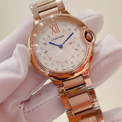 Cartier Womens Watch Luxury Brand Design Fashion Type with Original Box