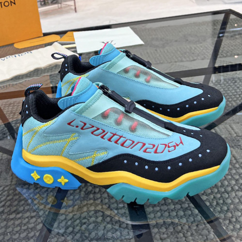 Louis Vuitton Men Shoes Fashion Sneakers Luxury Brand Mens LV RUNNER TATIC SNEAKER with Original Box 1A9UOJ