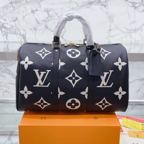 Louis Vuitton Womens and Mens Unisex Bags Luxury Brand LV Keepall Bandoulière 45 Fashion Design Travel Bag