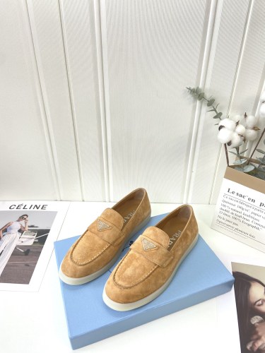 Prada Womens Shoes Casual Luxury Brand Fashion Loafers for Women with Original Box Whatsapp 