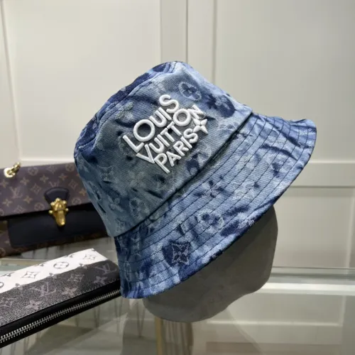 Louis Vuitton Womens Mens Cap Bucket Hat Luxury Brand with Original Box  