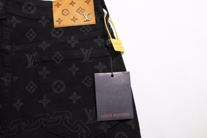 Louis Vuitton Luxury Brand Women Mens Pant Jeans   