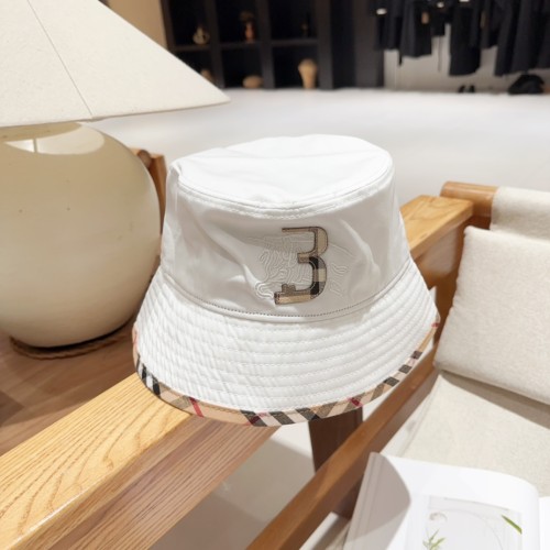 Burberry Womens Mens Cap Bucket Hat Luxury Brand with Original Box  