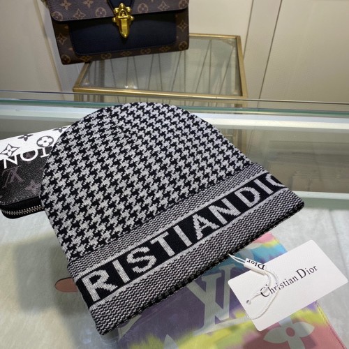 Dior Men Womens Knit Hat Luxury Brand Design Dior Cap with Original Box  