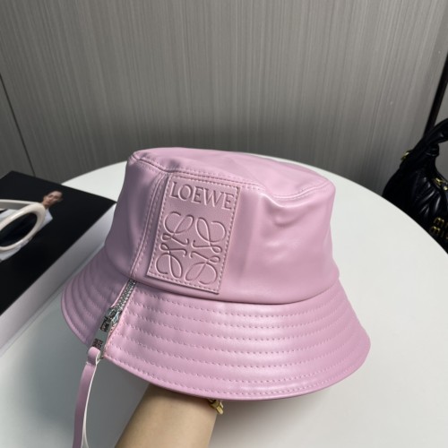 Loewe Womens Bucket Hat Luxury Brand Design Loewe Hats Fisherman hat in nappa calfskin with Original Box  