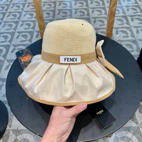 Fendi Womens Bucket Hat Luxury Brand Design Fendi Cap with Original Box  