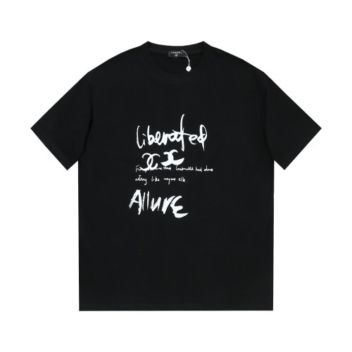 Chanel Luxury Brand Women Mens Short Sleeve T-Shirt   