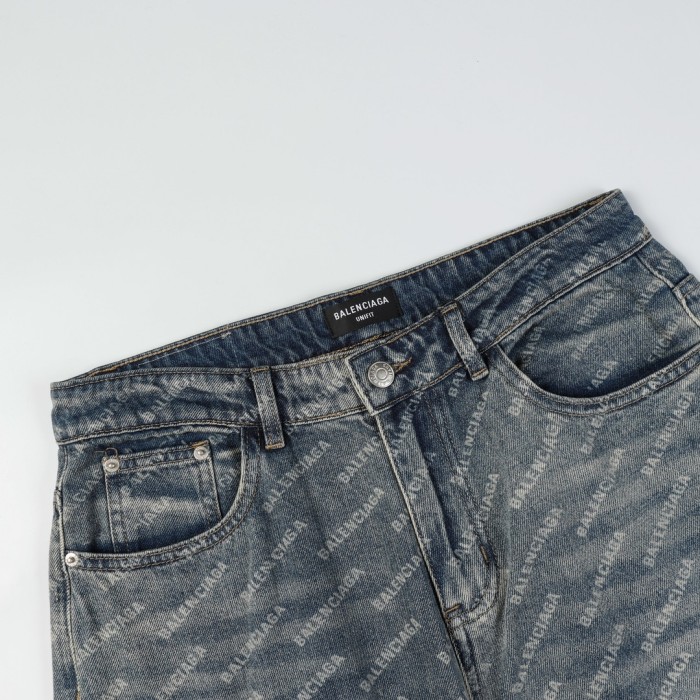 Balenciaga Luxury Brand Women Mens Pant Jeans with Original Box   