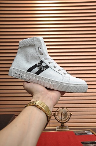 Philipp Plein Men Shoes Sneakers Low Top Sneaker Fashion Design Luxury Brand Trainer Predator TM with Original Box