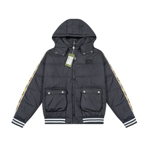 Gucci Men Womens Coat Luxury Brand Mens Hoodie Down Jacket Top Quality   