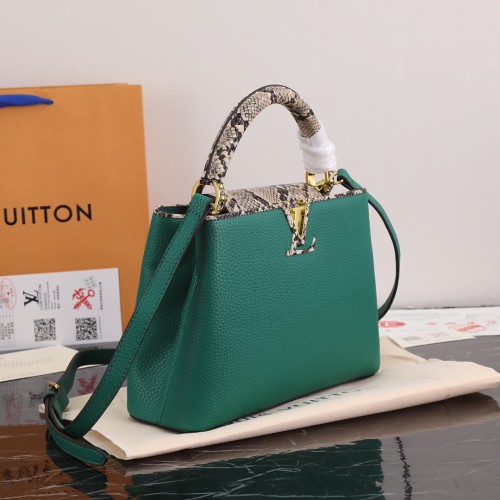 Louis Vuitton Womens Bags Handbags Luxury Brand CAPUCINES BB Leather Messenger Shoulder Bags M52689