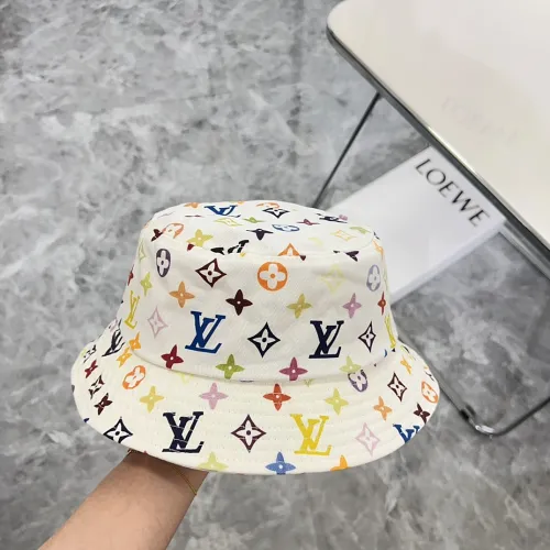 Louis Vuitton Womens Mens Cap Bucket Hat Luxury Brand with Original Box  