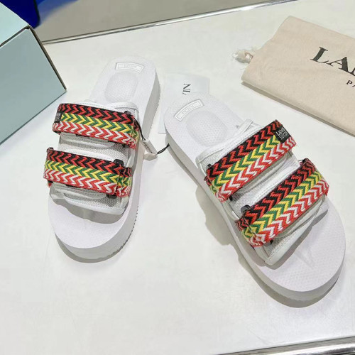 Lanvin Womens Mens Shoes Slippers Fashion Type Luxury Brand SUICOKE X LANVIN CURB with Original Box Whatsapp 