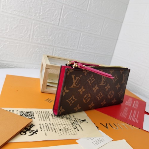 Louis Vuitton Mens Womens Wallets Purse Luxury Brand Designer Zippy WALLET M61269 with Original Box
