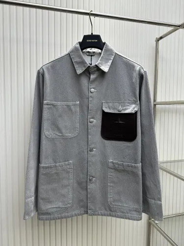 Dior x Stone Island Men Womens Coat Jackets Luxury Brand Mens Denim Jacket Top Quality   