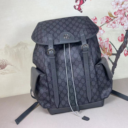 Gucci Womens Bags Backpacks Luxury Brand Gucci GG Supreme Ophidia Medium Backpack With Straps  
