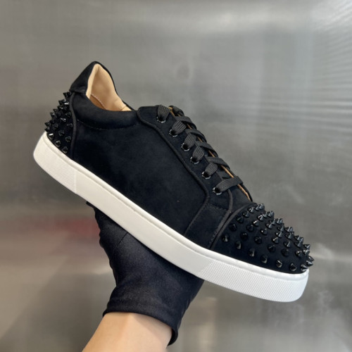 Christian Louboutin Mens Shoes Sneakers Luxury Brand Red Bottom Design Sports Footwears with Original Box