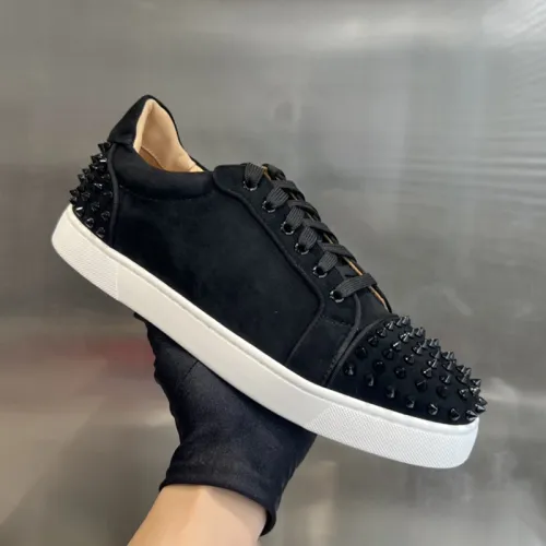 Christian Louboutin Mens Shoes Sneakers Luxury Brand Red Bottom Design Sports Footwears with Original Box