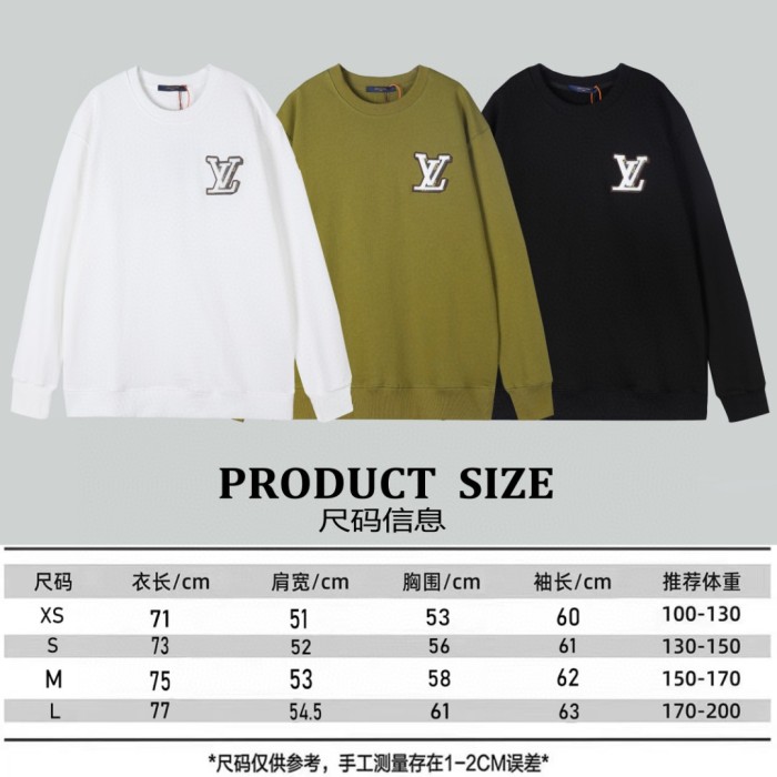 Louis Vuitton Womens Mens Sweatshirt Luxury Brand Mens Sweatshirts   