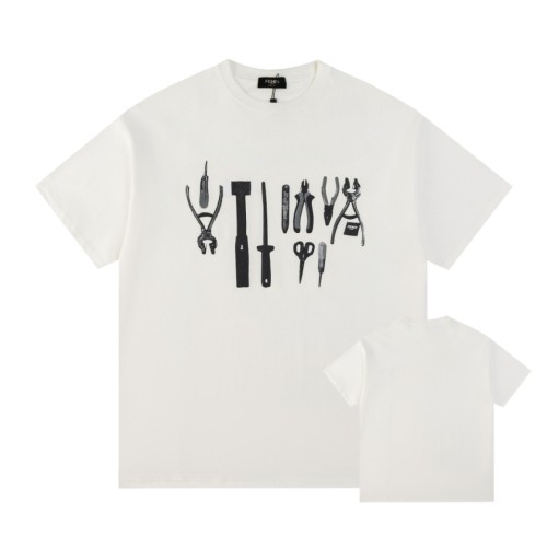 Fendi Luxury Brand Women Mens Short Sleeve T-Shirt   