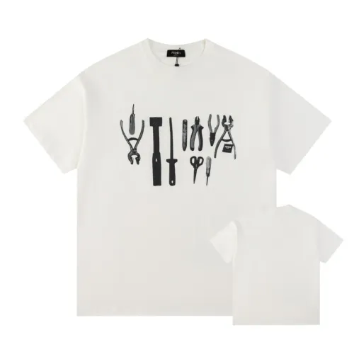 Fendi Luxury Brand Women Mens Short Sleeve T-Shirt   