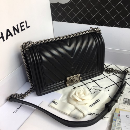 Chanel Womens Bags Crossbody Bag Luxury Brand Le Boy Chanel Handbag with Original Box
