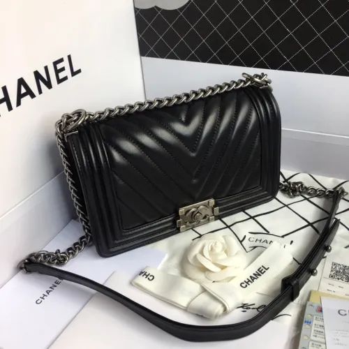 Chanel Womens Bags Crossbody Bag Luxury Brand Le Boy Chanel Handbag with Original Box