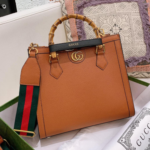 Gucci Womens Bags Shoulder Handbag Luxury Brand Gucci Diana jumbo GG small tote bag 702721 U3ZDT 2185