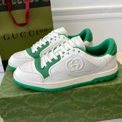 Gucci Womens Shoes Sneakers Luxury Brand Women's MAC80 sneaker in leather with Original Box Whatsapp 