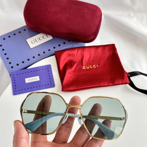 Gucci Sunglasses Luxury Brand Men Womens Sunglasses with Original Box  GG0818