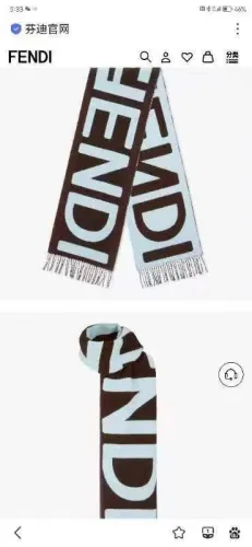Fendi Scarves Men Womens Fashion Scarf068