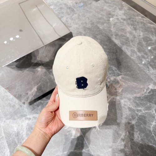 Burberry Womens Mens Cap Baseball Hat Luxury Brand with Original Box  