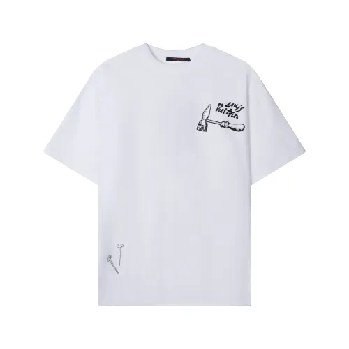 Louis Vuitton Luxury Brand Men Womens Short Sleeve T-Shirt   