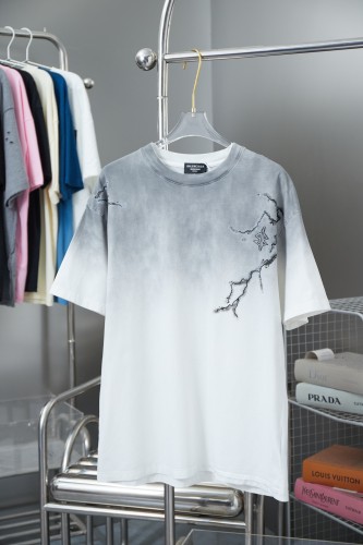 Balenciaga Luxury Brand Women Mens Short Sleeve T-Shirt   