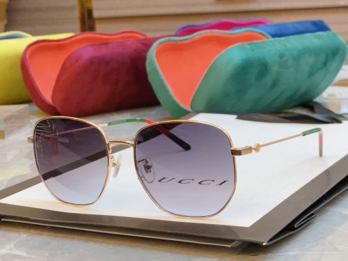 Gucci Sunglasses Luxury Brand Men Womens Sunglasses with Original Box  GG0396S