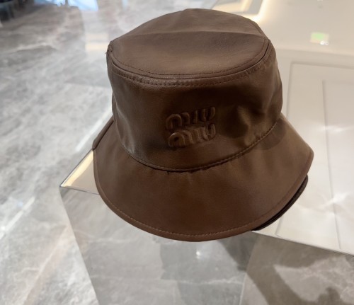 Miumiu Womens Cap Bucket Hat Luxury Brand with Original Box  