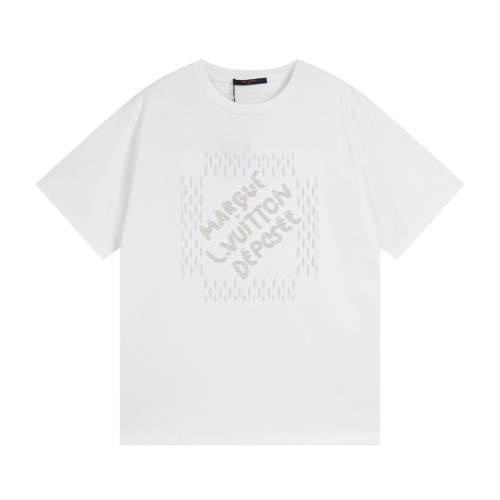 Louis Vuitton Luxury Brand Men Womens Short Sleeve T-Shirt   