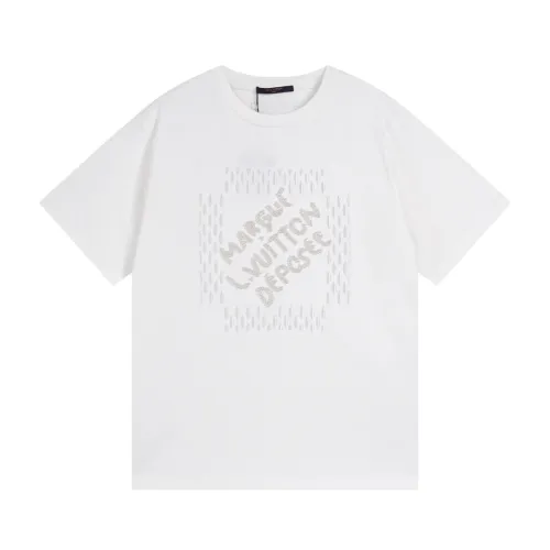 Louis Vuitton Luxury Brand Men Womens Short Sleeve T-Shirt   