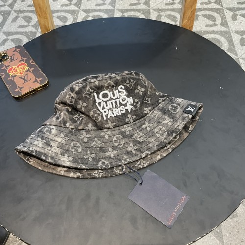 Louis Vuitton Womens Mens Cap Bucket Hat Luxury Brand with Original Box  