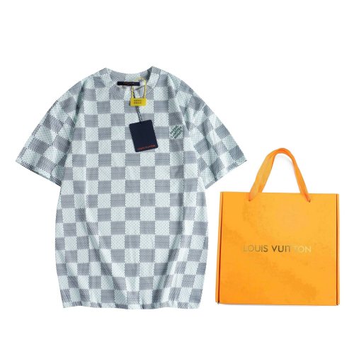 Louis Vuitton Luxury Brand Men Womens Short Sleeve T-Shirt   