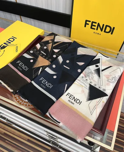 Fendi Scarves Men Womens Fashion Scarf028
