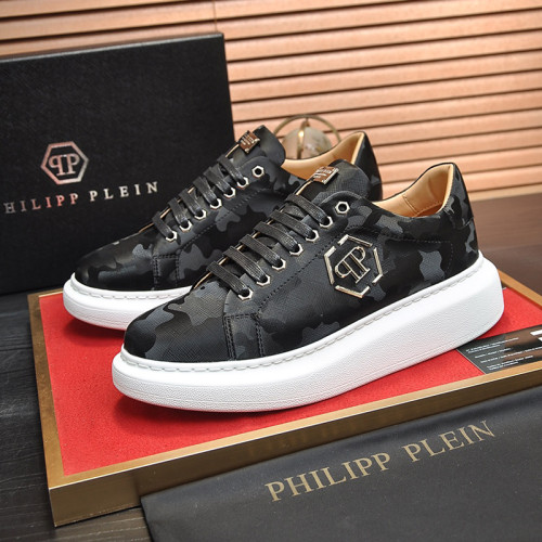 Philipp Plein Men Shoes Sneakers Low Top Sneaker Fashion Design Luxury Brand Trainer Predator TM with Original Box