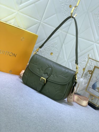 Louis Vuitton Womens Bags Shoulder Bag Luxury Brand Fashion Monogram Empreinte Leather M46584 with Original Box  