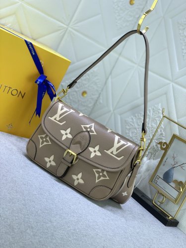 Louis Vuitton Womens Bags Shoulder Bag Luxury Brand Fashion Monogram Empreinte Leather M46584 with Original Box  