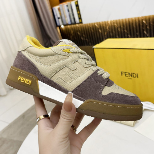 Fendi Mens Shoes Fashion Sneakers Luxury Brand Casual Fendi Trainer Sneakers Match Basse Shoes for Men with Original Box