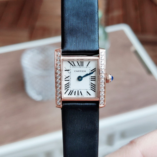 Cartier Womens Watch Luxury Brand Design Fashion Type with Original Box