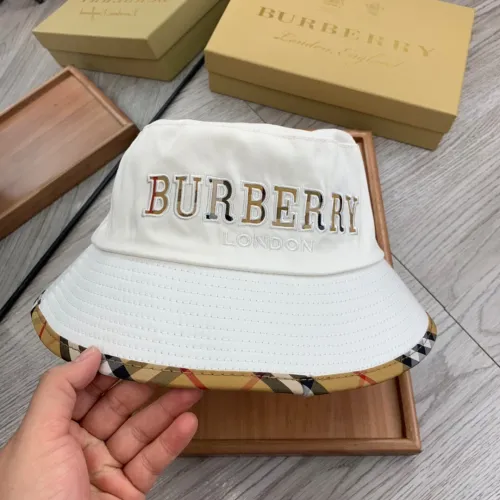 Burberry Womens Mens Cap Bucket Hat Luxury Brand with Original Box  